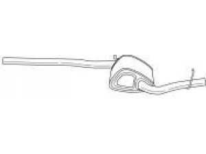 AKS DASIS SG10437 vidurinis duslintuvas
