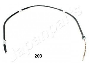 JAPANPARTS BC-203 trosas, stovėjimo stabdys 
 Stabdžių sistema -> Valdymo svirtys/trosai
4643005020, 4643020700
