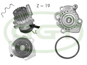 GGT PA10825 vandens siurblys 
 Aušinimo sistema -> Vandens siurblys/tarpiklis -> Vandens siurblys
038121011CX, 038121011G, 038121011GV