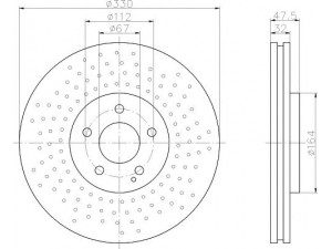 HELLA PAGID 8DD 355 110-171 stabdžių diskas 
 Stabdžių sistema -> Diskinis stabdys -> Stabdžių diskas
2204211812, 220421181264, A2204211812