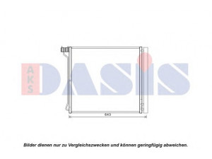 AKS DASIS 052028N kondensatorius, oro kondicionierius 
 Oro kondicionavimas -> Kondensatorius
64509166098, 64509239944, 9166098