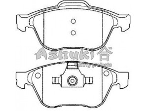 ASHUKI 1080-3603 stabdžių trinkelių rinkinys, diskinis stabdys 
 Techninės priežiūros dalys -> Papildomas remontas
1 508 074, 1360305, 1519528, 1695810