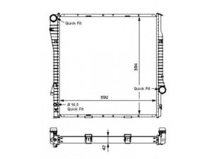 NRF 55328 radiatorius, variklio aušinimas 
 Aušinimo sistema -> Radiatorius/alyvos aušintuvas -> Radiatorius/dalys
1439101, 17101439101