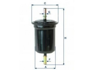 UNIFLUX FILTERS XB205 kuro filtras 
 Techninės priežiūros dalys -> Papildomas remontas
23300-61060, 23300-61080