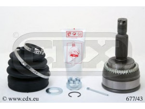 CDX 677/43 jungčių komplektas, kardaninis velenas 
 Ratų pavara -> Sujungimai/komplektas