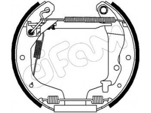 CIFAM 151-196 stabdžių trinkelių komplektas 
 Techninės priežiūros dalys -> Papildomas remontas