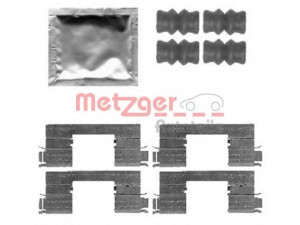 METZGER 109-1798 priedų komplektas, diskinių stabdžių trinkelės 
 Stabdžių sistema -> Diskinis stabdys -> Stabdžių dalys/priedai