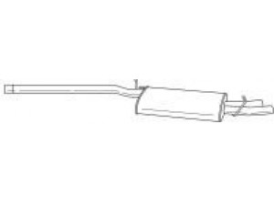 AKS DASIS SG10439 vidurinis duslintuvas