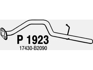 FENNO P1923 išleidimo kolektorius 
 Išmetimo sistema -> Išmetimo vamzdžiai
17430-B2090