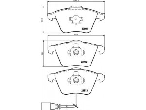 HELLA PAGID 8DB 355 010-351 stabdžių trinkelių rinkinys, diskinis stabdys 
 Techninės priežiūros dalys -> Papildomas remontas
1K0698151B, 1K0698151B, 1K0698151B