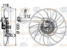 HELLA 8MV 376 757-311 ventiliatorius, radiatoriaus 
 Aušinimo sistema -> Oro aušinimas
PGB500010, PGG500161, PGG500260