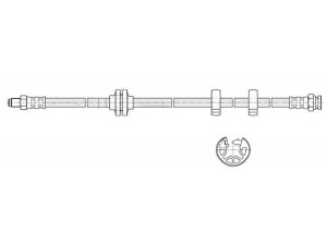 CEF 511665 stabdžių žarnelė 
 Stabdžių sistema -> Stabdžių žarnelės
46474539, 71736926