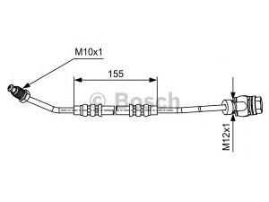 BOSCH 1 987 481 588 stabdžių žarnelė 
 Stabdžių sistema -> Stabdžių žarnelės
1J0 611 764 J, 1J0 611 764 J, 1J0 611 764 L