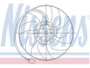 NISSENS 85551 ventiliatorius, radiatoriaus 
 Aušinimo sistema -> Oro aušinimas
6N0.959.453 P, 6N0.959.453 P