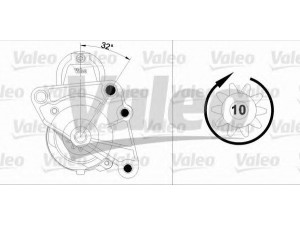 VALEO 458178 starteris 
 Elektros įranga -> Starterio sistema -> Starteris
7711135502, 8200237594, 8200634604