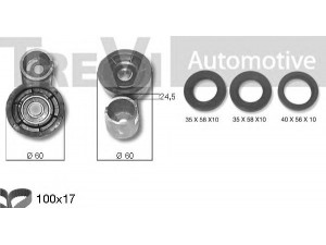 TREVI AUTOMOTIVE KD1188S paskirstymo diržo komplektas 
 Techninės priežiūros dalys -> Papildomas remontas
