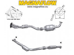 MAGNAFLOW 75833 katalizatoriaus keitiklis 
 Išmetimo sistema -> Katalizatoriaus keitiklis
5854414, 854000, 858158
