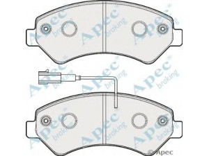 APEC braking PAD1859 stabdžių trinkelių rinkinys, diskinis stabdys 
 Techninės priežiūros dalys -> Papildomas remontas
1607878780, 1607878780, 1607878980