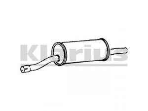 KLARIUS 220226 vidurinis duslintuvas 
 Išmetimo sistema -> Duslintuvas
172120, 5923548, ZF07654358, ZF7654358