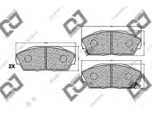 DJ PARTS BP1226 stabdžių trinkelių rinkinys, diskinis stabdys 
 Techninės priežiūros dalys -> Papildomas remontas
45022-SD4-020, 45022-SD4-408, 45022-SD4-508