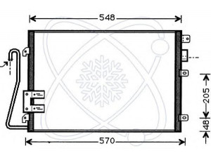 ELECTRO AUTO 30R0020 kondensatorius, oro kondicionierius 
 Oro kondicionavimas -> Kondensatorius
7700428083, 8200024038, 8200082193