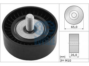 RUVILLE 56315 kreipiantysis skriemulys, V formos rumbuotas diržas 
 Diržinė pavara -> V formos rumbuotas diržas/komplektas -> Laisvasis/kreipiamasis skriemulys
022 145 276 C, 022 145 276 F