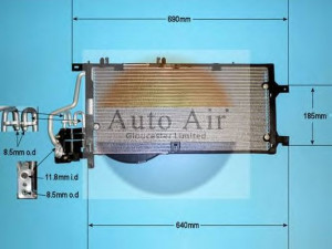 AUTO AIR GLOUCESTER 16-1244 kondensatorius, oro kondicionierius 
 Oro kondicionavimas -> Kondensatorius
1850071, 1850089, 9201960, 93175774