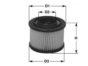 CLEAN FILTERS MPG6003 kuro filtras
