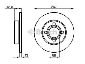 BOSCH 0 986 478 016 stabdžių diskas 
 Stabdžių sistema -> Diskinis stabdys -> Stabdžių diskas
443 615 301, 431 615 301, 443 615 301