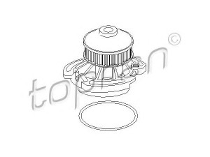 TOPRAN 100 569 vandens siurblys 
 Aušinimo sistema -> Vandens siurblys/tarpiklis -> Vandens siurblys
030 121 004A, 030 121 004B, 030 121 005H