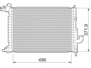 MAGNETI MARELLI 350213282000 radiatorius, variklio aušinimas 
 Aušinimo sistema -> Radiatorius/alyvos aušintuvas -> Radiatorius/dalys
1300164, 1300183, 52464649