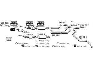 ERNST 040584 išmetimo sistema 
 Išmetimo sistema -> Išmetimo sistema, visa