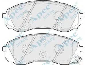 APEC braking PAD1584 stabdžių trinkelių rinkinys, diskinis stabdys 
 Techninės priežiūros dalys -> Papildomas remontas
581014DE00, 581014HA50, 581014DE00