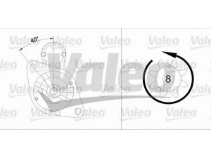 VALEO 455569 starteris 
 Elektros įranga -> Starterio sistema -> Starteris
M2T23181, M2T27781, M2T37081, M3T27781
