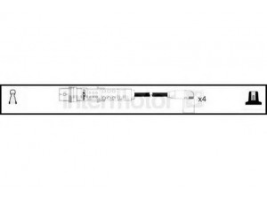 STANDARD 76369 uždegimo laido komplektas 
 Kibirkšties / kaitinamasis uždegimas -> Uždegimo laidai/jungtys
03F 905 409, 03F 905 409 A, 03F 905 409 B
