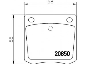 MINTEX MDB1163 stabdžių trinkelių rinkinys, diskinis stabdys 
 Techninės priežiūros dalys -> Papildomas remontas
44060N8425, 44060N8426, 44060N8825