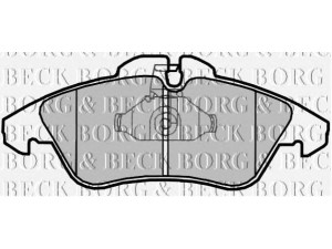BORG & BECK BBP2071 stabdžių trinkelių rinkinys, diskinis stabdys 
 Techninės priežiūros dalys -> Papildomas remontas
05103794AA, 05135895AA, MD95094