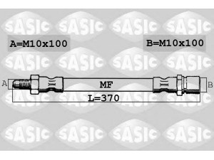 SASIC 6606182 stabdžių žarnelė 
 Stabdžių sistema -> Stabdžių žarnelės
1068964
