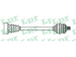 LPR DS52199 kardaninis velenas 
 Ratų pavara -> Kardaninis velenas
1K0407271BJ, 1K0407271BN, 1K0407271EE