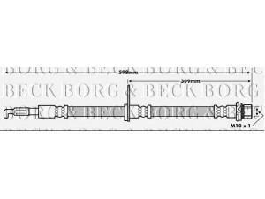 BORG & BECK BBH7247 stabdžių žarnelė 
 Stabdžių sistema -> Stabdžių žarnelės
9094702C24