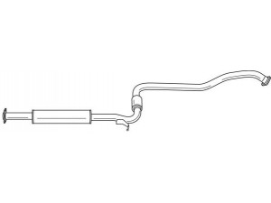 AKS DASIS SG38444 vidurinis duslintuvas