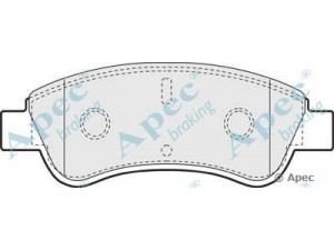APEC braking PAD1198 stabdžių trinkelių rinkinys, diskinis stabdys 
 Techninės priežiūros dalys -> Papildomas remontas
425423