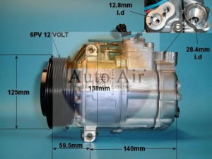 AUTO AIR GLOUCESTER 14-1207 kompresorius, oro kondicionierius 
 Oro kondicionavimas -> Kompresorius/dalys
12758380, 4541207, 4869483, 5046891