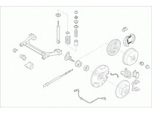 SACHS VW-GOLF-RS005 vairavimo mechanizmas; rato pakaba 
 Ašies montavimas/vairavimo mechanizmas/ratai -> Prekių paieška pagal schemą