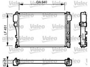 VALEO 734447 radiatorius, variklio aušinimas
2215000003, A2215000003