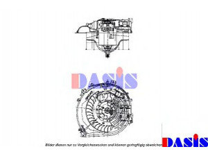 AKS DASIS 742750N vidaus pūtiklis 
 Šildymas / vėdinimas -> Orpūtė/dalys
1408300708, 1408301408, A1408300708