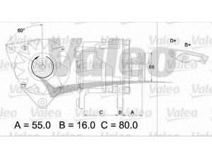 VALEO 436627 kintamosios srovės generatorius 
 Elektros įranga -> Kint. sr. generatorius/dalys -> Kintamosios srovės generatorius
12 31 1 721 912, 12 31 1 721 915