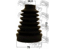 FEBEST 2315P-T5 gofruotoji membrana, kardaninis velenas
7H0498103E, 7H0498202A