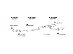 VENEPORTE 050037 išmetimo sistema 
 Išmetimo sistema -> Išmetimo sistema, visa