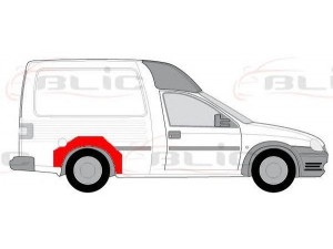 BLIC 6504-03-5096592P šoninis skydas 
 Kėbulas -> Kuro bakas/dalys